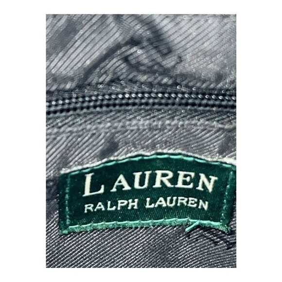 Lauren Ralph Lauren Kensington Tartan Plaid Book Bag Purse - Picture 3 of 9